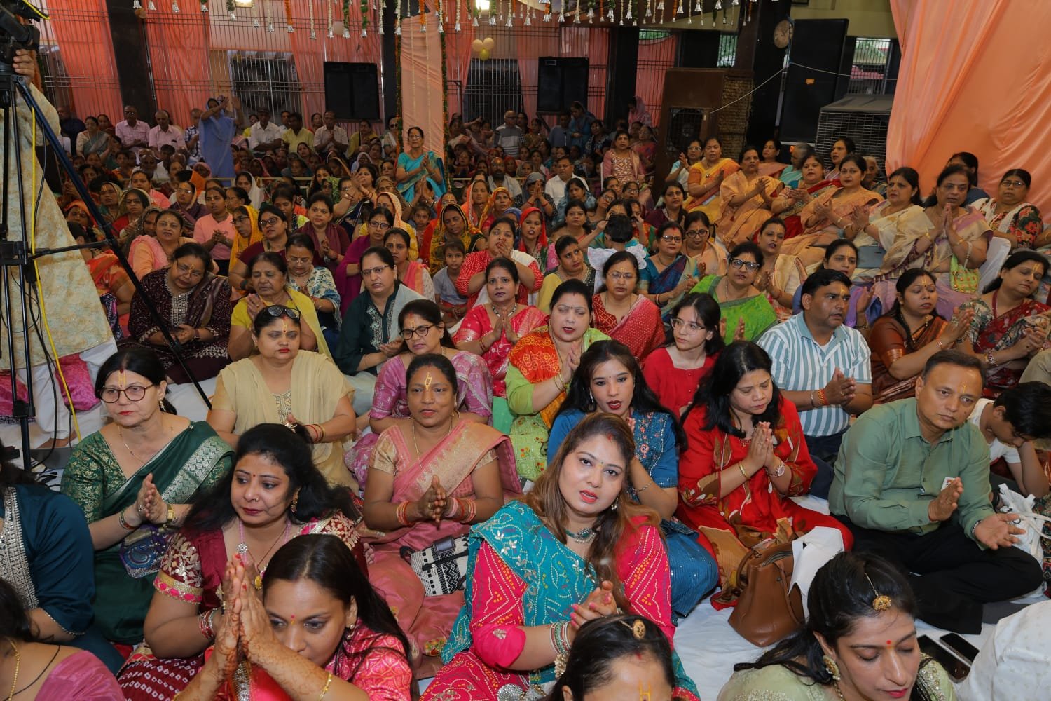 श्री बुर्जीवाला मंदिर में चल रही श्रीमद भागवत कथा का समापन