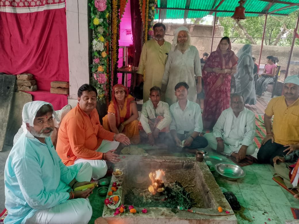 गंगा दशहरा पर धूमधाम से मनाया ॐ मंगला काली मंदिर का वार्षिकोत्सव