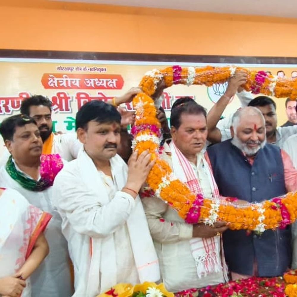बलिया में भाजपा क्षेत्रीय अध्यक्ष का स्वागत:विनोद राय बोले- कार्यकर्ता ही पार्टी की सबसे बड़ी ताकत