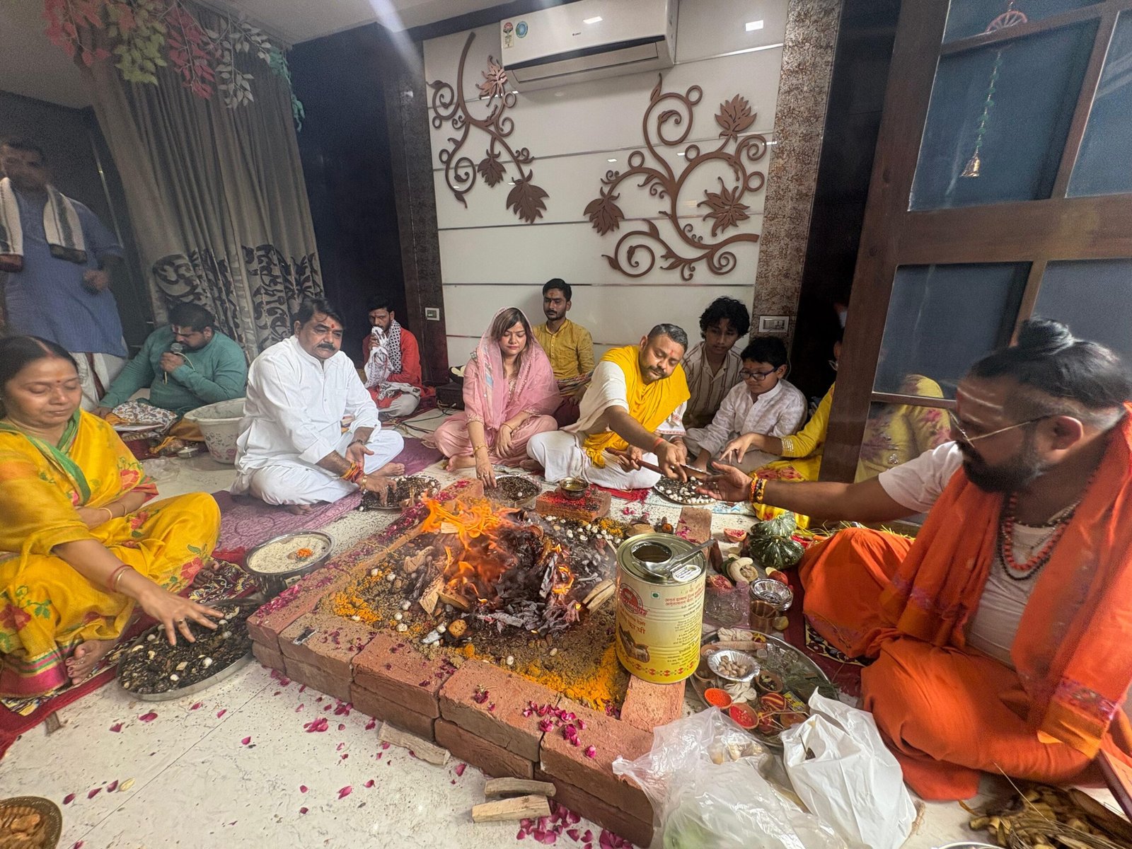  जनकल्याण की कामना के साथ सप्तचंडी पाठ महायज्ञ का पूणार्हुति हवन संपन्न