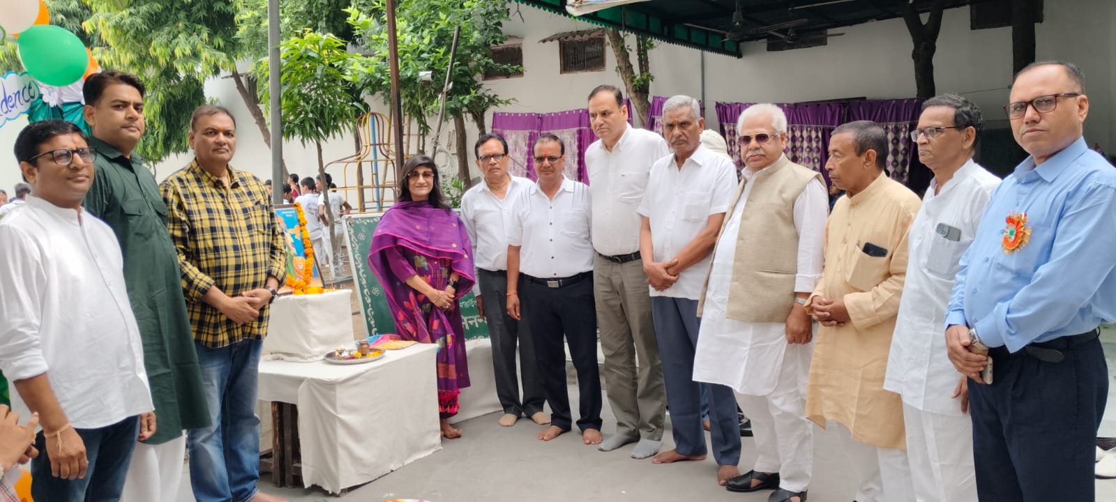 सरस्वती शिशु मंदिर में स्वतंत्रता दिवस समारोह हर्षोल्लास के साथ मनाया