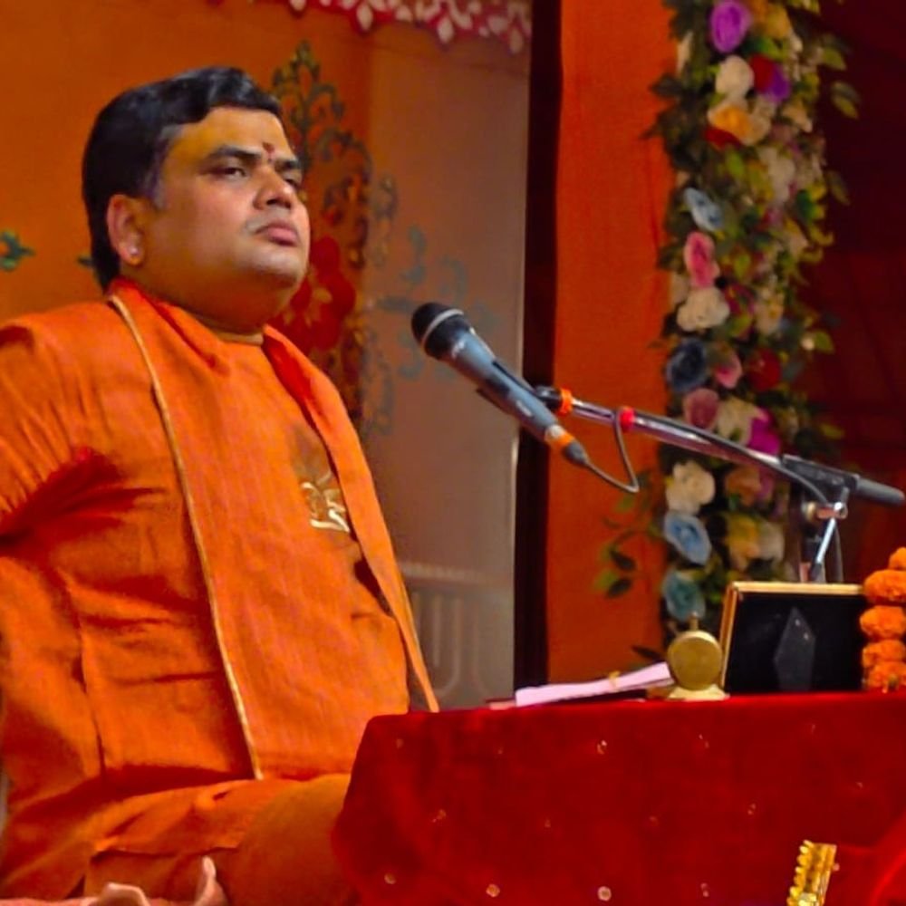 शबरी-अहिल्या के प्रसंग सुन भाव-विभोर हुए श्रद्धालु:श्रीराम कथा का सातवां दिन, आचार्य शांतनु महाराज ने गुरु महिमा और चित्रकूट के प्रसंग सुनाए